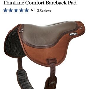 Brown Comfort Bareback Pad -